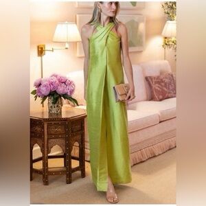 Julia Amory Camille Dress Chartreuse